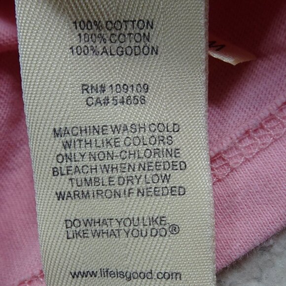 Life is Good at 40, Enjoy the Ride Pink T-Shirt Md - Picture 6 of 7